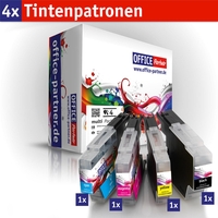OFFICE-Partner Premium Tinte alternativ zu Brother LC1240 - 4er Set