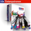OFFICE-Partner Premium Tinte alternativ zu Brother LC1240 -10er Set