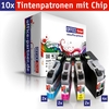 OFFICE-Partner Premium Tinte alternativ zu Brother LC125XL / LC127XL - 10er Set