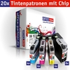 OFFICE-Partner Premium Tinte alternativ zu Brother LC125XL / LC127XL - 20er Set