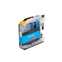 OFFICE-Partner Premium Tinte alternativ zu Brother LC125XL / LC127XL C - cyan
