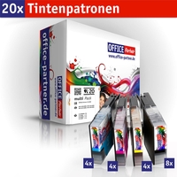 OFFICE-Partner Premium Tinte alternativ zu Brother LC1280XL - 20er Set