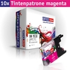 OFFICE-Partner Premium Tinte alternativ zu Brother LC1280XL M - 10er Set (magenta)