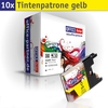 OFFICE-Partner Premium Tinte alternativ zu Brother LC1280XL Y - 10er Set (gelb)
