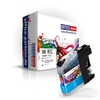 OFFICE-Partner Premium Tinte alternativ zu Brother LC223 C - 5er Set (cyan)