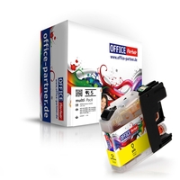 OFFICE-Partner Premium Tinte alternativ zu Brother LC223 Y - 5er Set (gelb)