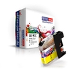 OFFICE-Partner Premium Tinte alternativ zu Brother LC225XL Y - 5er Set (gelb)