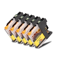 OFFICE-Partner Premium Tinte alternativ zu Brother LC22E XL Y - 5er Set (gelb)