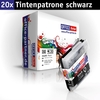 OFFICE-Partner Premium Tinte alternativ zu Brother LC980 / LC1100 BK - 20er Set (schwarz)