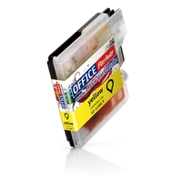 OFFICE-Partner Premium Tinte alternativ zu Brother LC980 / LC1100 Y - gelb