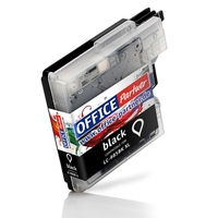 OFFICE-Partner Premium Tinte alternativ zu Brother LC985 BK - schwarz
