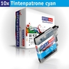 OFFICE-Partner Premium Tinte alternativ zu Brother LC985 C -10er Set (cyan)