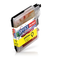 OFFICE-Partner Premium Tinte alternativ zu Brother LC985 Y - gelb