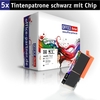 OFFICE-Partner Premium Tinte alternativ zu Canon CLI-551XL BK - 5er Set (schwarz)