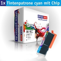 OFFICE-Partner Premium Tinte alternativ zu Canon CLI-551XL C - cyan