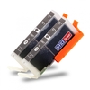 OFFICE-Partner Premium Tinte alternativ zu Canon CLI-571XL GY - 2er Set (grau)
