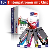 OFFICE-Partner Premium Tinte alternativ zu Canon PGI-1500XL-10er Set