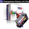 OFFICE-Partner Premium Tinte alternativ zu Canon PGI-1500XLBK - 5er Set (schwarz)