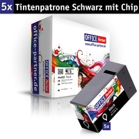 OFFICE-Partner Premium Tinte alternativ zu Canon PGI-1500XLBK - 5er Set (schwarz)