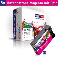 OFFICE-Partner Premium Tinte alternativ zu Canon PGI-1500XLM - 5er Set (magenta)
