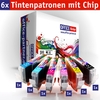 OFFICE-Partner Premium Tinte alternativ zu Canon PGI-5 / CLI-8 - 6er Set