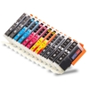 OFFICE-Partner Premium Tinte alternativ zu Canon PGI-570 / CLI-571 XL - 12er Set
