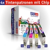 OFFICE-Partner Premium Tinte alternativ zu Epson T0615 - 4er Set