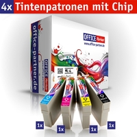 OFFICE-Partner Premium Tinte alternativ zu Epson T0715 - 4er Set