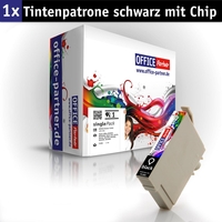 OFFICE-Partner Premium Tinte alternativ zu Epson T1281 BK -schwarz