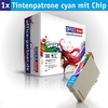 OFFICE-Partner Premium Tinte alternativ zu Epson T1282 C - cyan