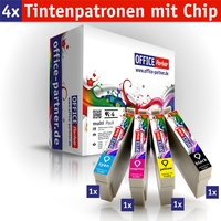 OFFICE-Partner Premium Tinte alternativ zu Epson T1295 - 4er Set