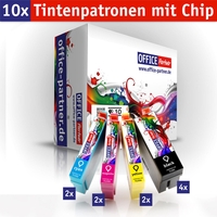 OFFICE-Partner Premium Tinte alternativ zu Epson T1305 XL - 10er Set