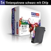 OFFICE-Partner Premium Tinte alternativ zu Epson T1631 BK -5er Set (schwarz)