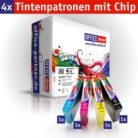 OFFICE-Partner Premium Tinte alternativ zu Epson T1636 - 4er Set
