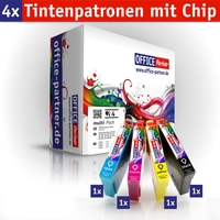 OFFICE-Partner Premium Tinte alternativ zu Epson T1816 - 4er Set