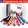 OFFICE-Partner Premium Tinte alternativ zu Epson T2438 - 7er Set