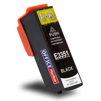 OFFICE-Partner Premium Tinte alternativ zu Epson T3351 / 33XL BK - schwarz