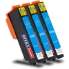 OFFICE-Partner Premium Tinte alternativ zu Epson T3362 / 33XL C - 3er Set (cyan)