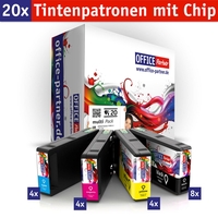 OFFICE-Partner Premium Tinte alternativ zu Epson T7891-94 - 20er Set