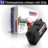 OFFICE-Partner Premium Tinte alternativ zu Lexmark Nr. 200 / Nr. 210XL BK - 5er Set (schwarz)
