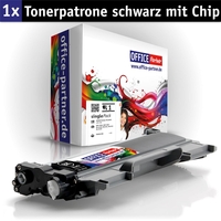 OFFICE-Partner Premium Toner alternativ zu Brother TN2010 BK - schwarz