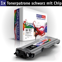 OFFICE-Partner Premium Toner alternativ zu Brother TN2120 BK - schwarz