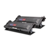 OFFICE-Partner Premium Toner alternativ zu Brother TN2220 BK - 2er Set (schwarz)