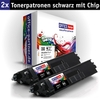 OFFICE-Partner Premium Toner alternativ zu Brother TN325 BK- 2er Set (schwarz)