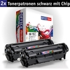 OFFICE-Partner Premium Toner alternativ zu Canon FX-10 BK -2er Set (schwarz)