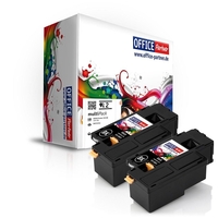 OFFICE-Partner Premium Toner alternativ zu Dell E525W BK - 2er Set (schwarz)