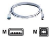 OFFICE-Partner Premium USB-Kabel 3m grau