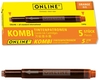 ONLINE® Tintenpatronen für Füller Kombi-Tintenpatr. orange,  5er orange