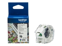 Original Brother CZ-1001 Farbetikettenrolle 9 mm breit,  5 m lang