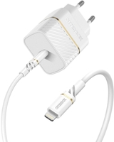 OtterBox 20 Watt Schnellladegerät mit Lightning auf USB-C Kabel (Weiß)
